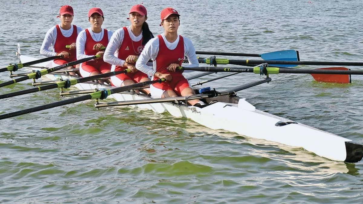 भोपाल में रोइंग चैंपिय‍नशिप, बड़े तालाब में लहरों पर खिलाड़ी दिखा रहे हैं अपना कौशल