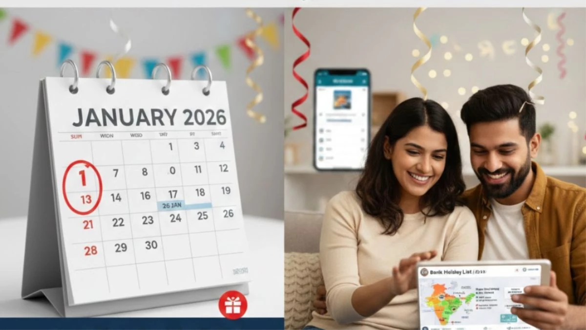 Bank Holiday 2026: क्या 1 जनवरी को आपके शहर में भी बंद रहेंगे बैंक? चेक करें पूरी हॉलिडे लिस्ट