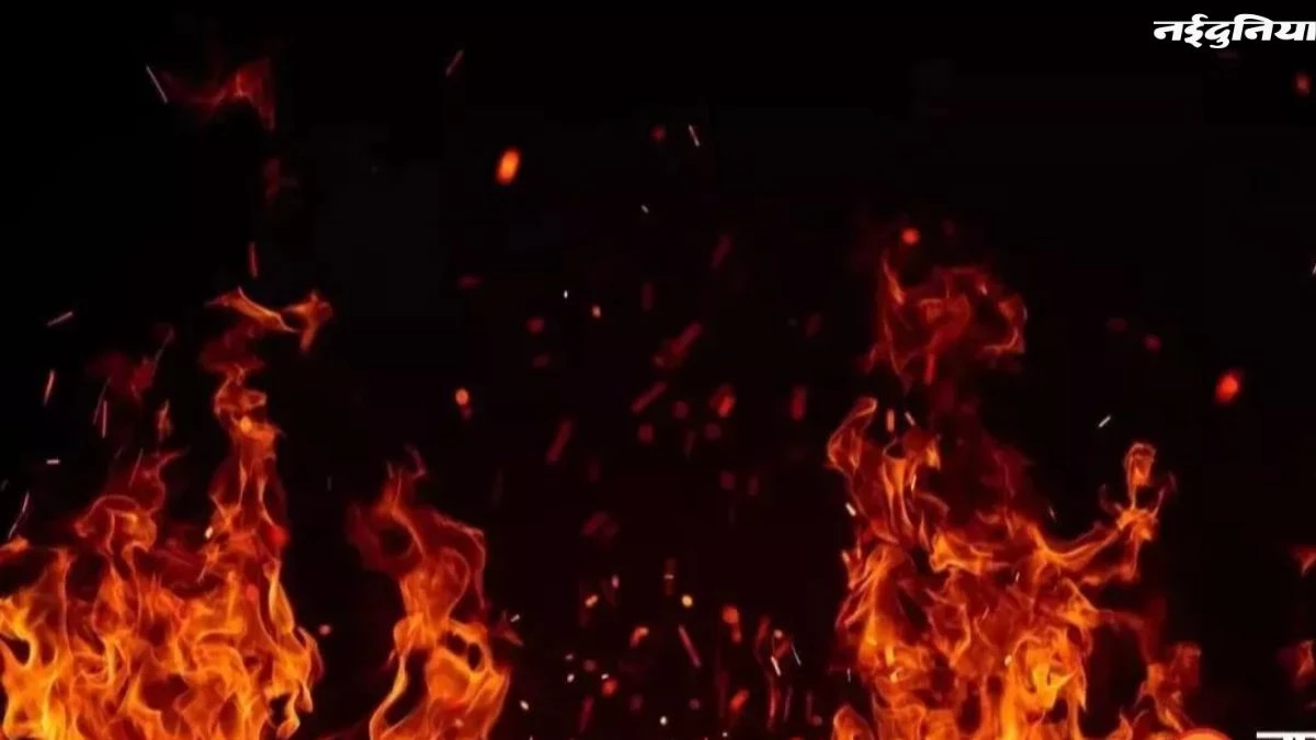 जमीन के लिए जीजा के साथ मिलकर पिता को जिंदा जलाने की कोशिश, बेटे ने झोपड़ी में लगाई आग