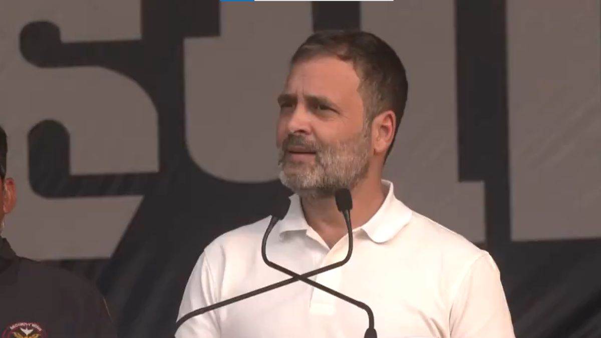 राहुल गांधी ने चुटकुला सुनाकर नीतीश कुमार पर साधा निशाना, बोले- थोड़े दबाव में ले लिया यू-टर्न