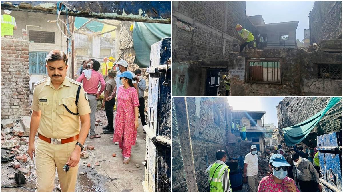 खंडवा में ड्रमों में मिली थी पशुओं की चर्बी, सींग और खालें, अवैध कारखाना तोड़ने की कार्रवाई शुरू