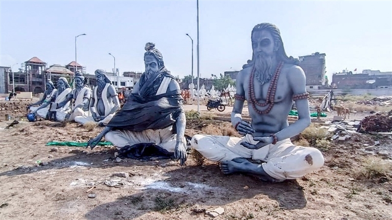Sri Mahakal Mahalok : महाकाल महालोक में द्वितीय चरण में भी 30 मूर्तियां फाइबर की लगेंगी