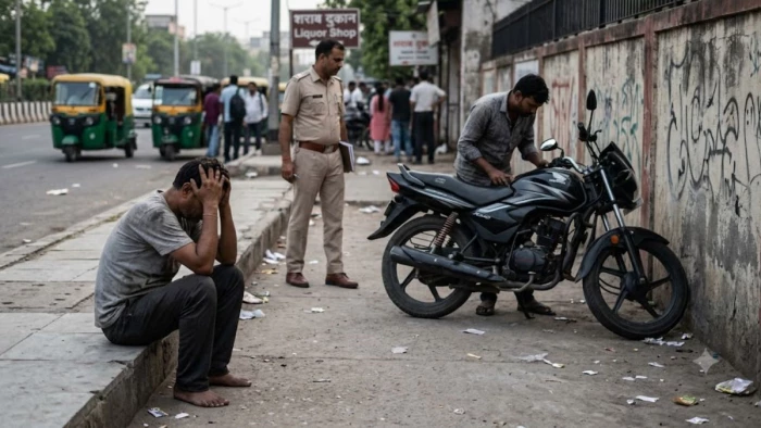 बिलासपुर में नशे में लुढ़का फाइनेंस कंपनी का कर्मचारी, मदद के बहाने सोने की चेन अंगुठी और बाइक ले उड़े चोर