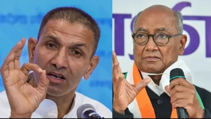 मध्य प्रदेश कांग्रेस में सवाल- सही कौन, दिग्विजय या जीतू पटवारी? वर्चुअल बैठक में उठे सवाल
