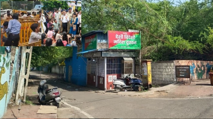 भोपाल में ABVP के आंदोलन का असर, एमएलबी कॉलेज के पास से हटेगी शराब दुकान