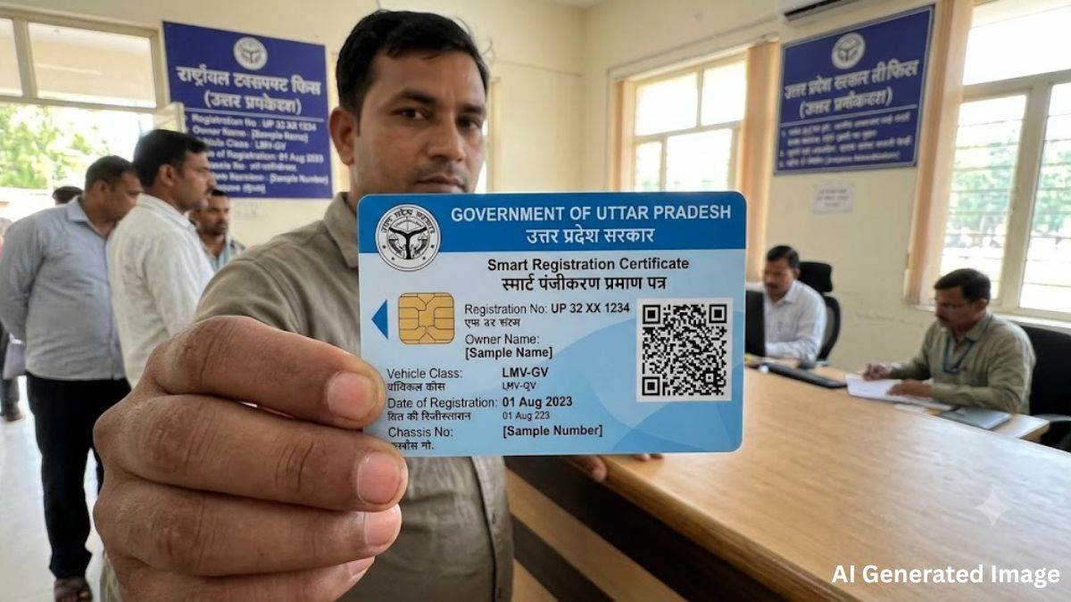UP Smart RC: उत्तर प्रदेश में 1 अगस्त से QR कोड और चिप वाली स्मार्ट आरसी होगी जारी