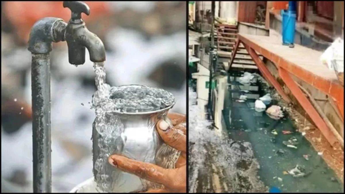इंदौर में दूषित पानी से बढ़ा बीमारी का खतरा, नर्मदा लाइन से आ रहा काला पानी; सैकड़ों परिवार परेशान