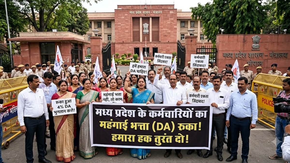 DA in MP: एमपी सरकार ने कर्मचारियों का 7 माह का महंगाई भत्‍ता रोका, पेंशनर्स का डीआर भी अटका
