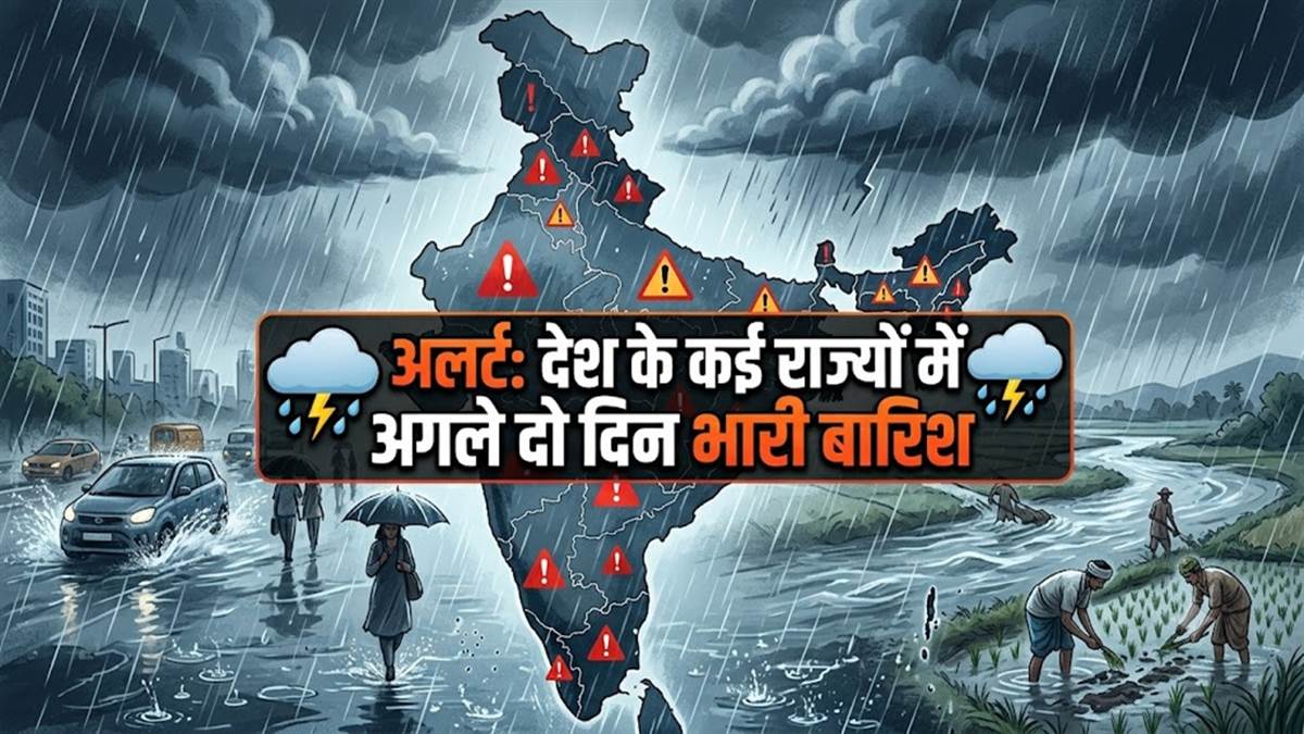 Weather Update: 1 से 3 अगस्‍त के बीच देश के इन राज्‍यों में भारी बारिश के आसार