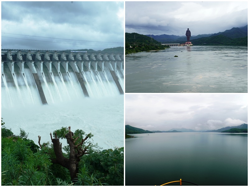 Gujarat Weather Update : मध्‍य प्रदेश से छोड़े गए पानी के बाद सरदार सरोवर नर्मदा बांध के 23 गेट खोले,