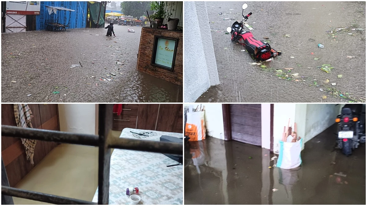 Indore Rain: इंदौर में भारी बारिश से ठहर गया शहर, घरों, गलियों में घुसा पानी, घंटों तक ट्रैफिक जाम