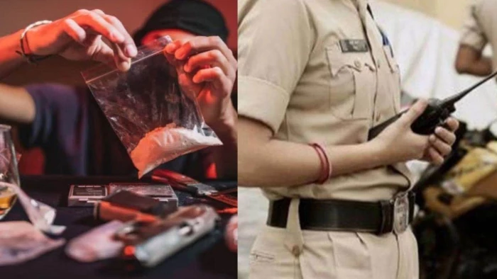 मकोका में छूटा बदमाश 70 करोड़ की एमडी ड्रग्स केस में गिरफ्तार, पुलिस ने कोर्ट परिसर में दबोचा