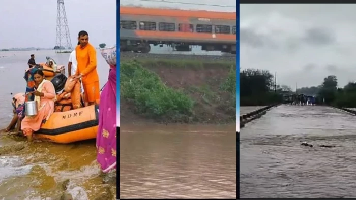 सतना में 24 घंटे में रिकॉर्ड बारिश, सेना-प्रशासन का रेस्क्यू ऑपरेशन, हेलीकॉप्टर और नावों से निकाले गए लोग