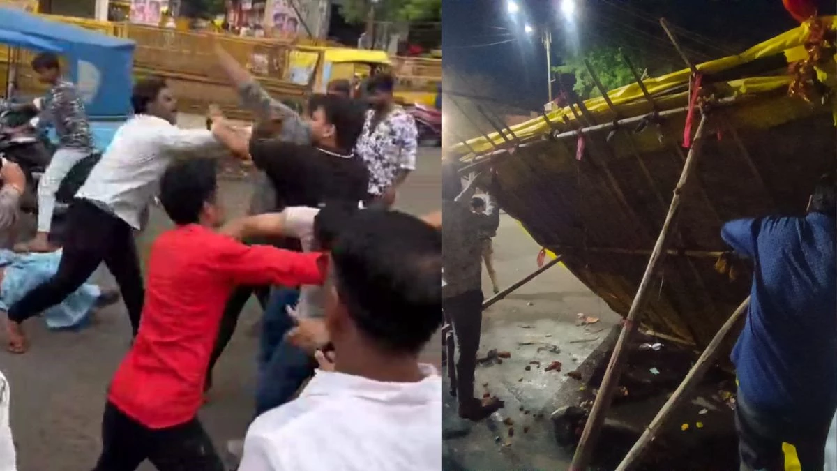 देवास में थम नहीं रही दुकान वालों की दादागीरी... प्रसाद नहीं लिया तो UP के परिवार से मारपीट