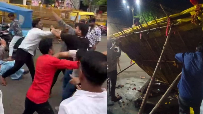 देवास में थम नहीं रही दुकान वालों की दादागीरी... प्रसाद नहीं लिया तो UP के परिवार से मारपीट