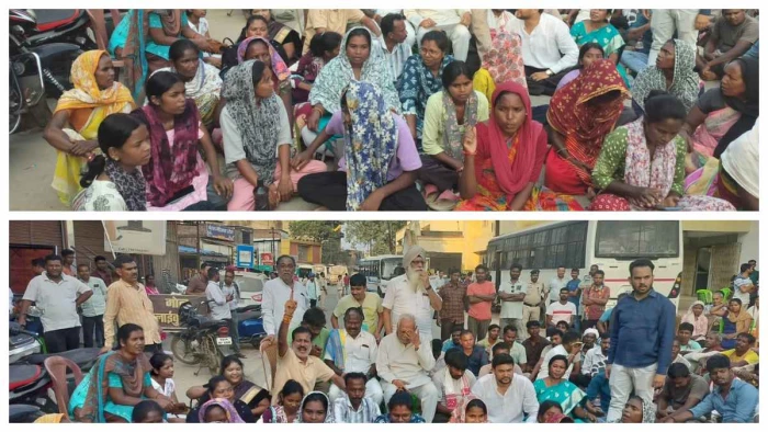जशपुर में करंट से 2 मजदूरों की मौत पर बवाल, शव लेने से इनकार, 50 लाख मुआवजे पर चक्काजाम