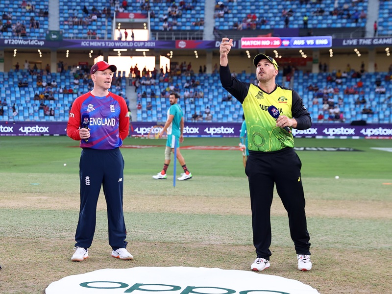 T20WC21, AUS Vs ENG : इंग्लैंड ने जीता टॉस, ऑस्ट्रेलिया को पहले बल्लेबाजी का दिया मौका