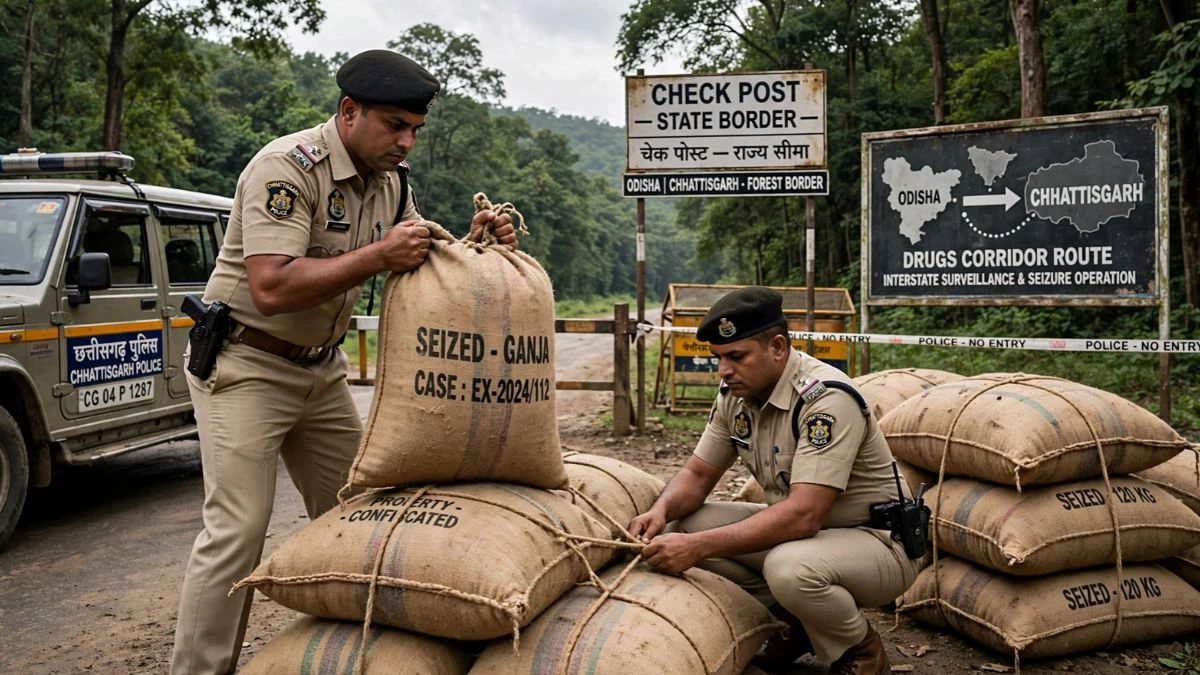 छत्तीसगढ़ में गांजा तस्करों पर 3 साल का वार, संपत्ति होगी कुर्क और वाहन होंगे नीलाम