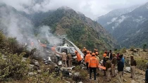 उत्तराखंड के जोशीमठ में हेलीकॉप्टर क्रैश, पायलट समेत 6 लोग थे सवार, सभी की मौत
