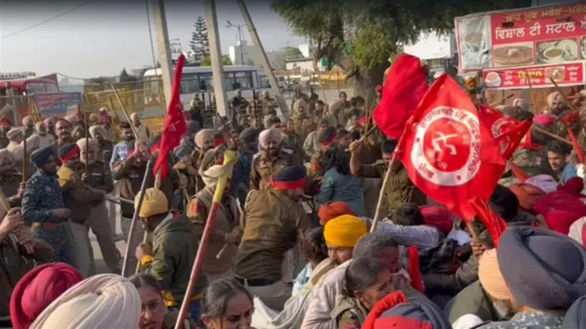 Punjab: मुख्यमंत्री भगवंत मान के आवास के बाहर विरोध-प्रदर्शन, पुलिस ने किया लाठीचार्ज, Video