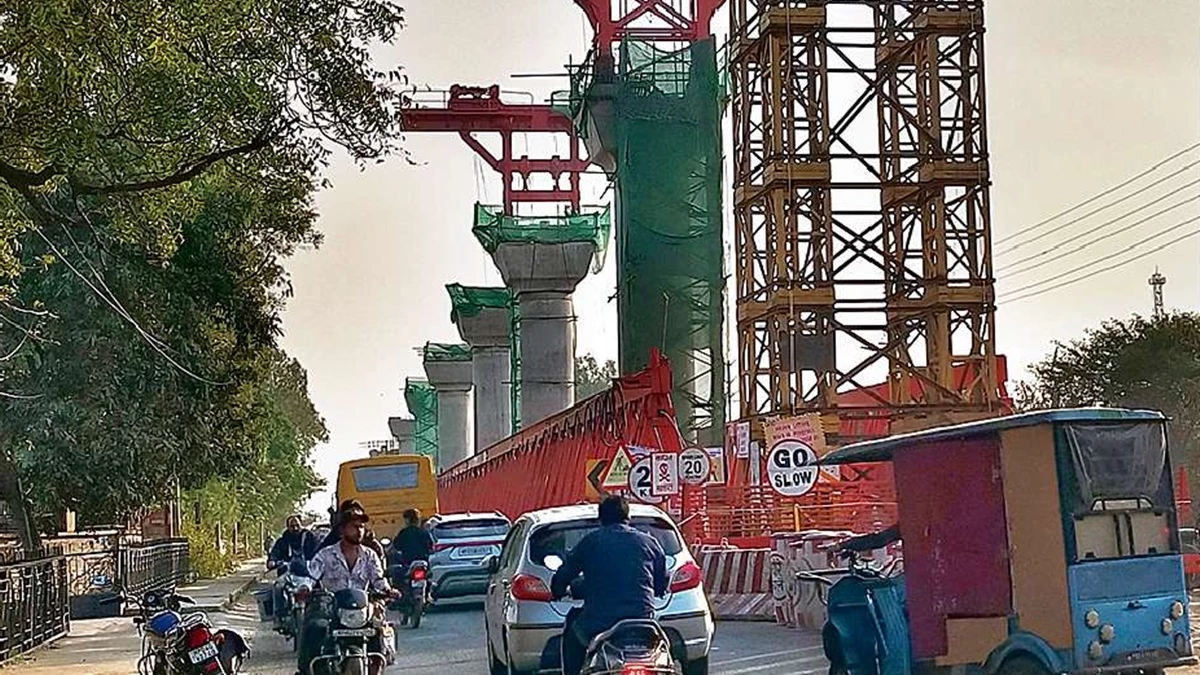 भोपाल में मेट्रो रेल के काम ने पकड़ी रफ्तार, अब करोंद में जाम से मिलेगी मुक्ति