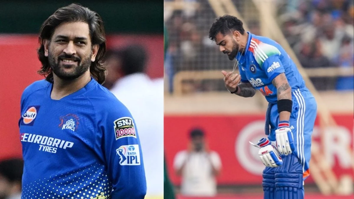 विराट कोहली के शतक पर MS Dhoni का आया 'रिएक्शन', पंजाब किंग्स का ट्वीट हुआ वायरल
