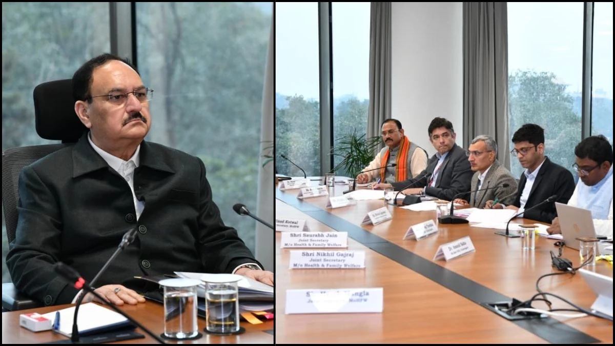 छत्तीसगढ़ में मिशन मोड से होगा टीबी का खात्मा, जे.पी. नड्डा ने की स्वास्थ्य समीक्षा, कहा- अंतिम व्यक्ति तक पहुंचे इलाज