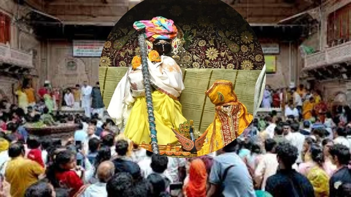 वृंदावन खिचड़ी उत्सव: ठंड में भी उमड़ा आस्था का सैलाब, नाविक रूप में राधावल्लभलाल के किए दिव्य दर्शन