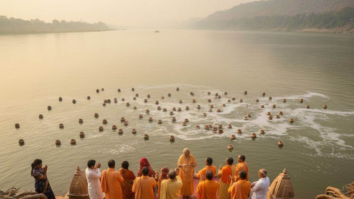 इंदौर के मुक्ति धाम में 12 सालों से रखी हुई 300 अस्थियों को नर्मदा में किया गया विसर्जित, सूचना के बाद भी नहीं आए परिजन