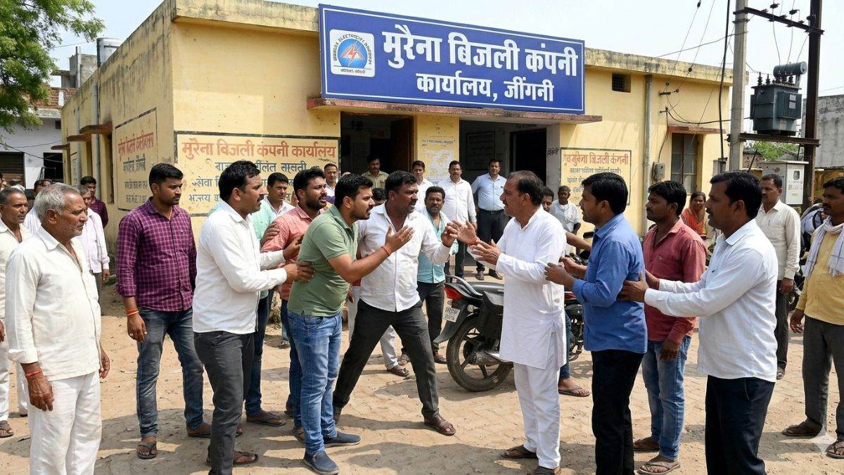 बिजली गुल हुई तो भड़के लोग, ऑफिस से घसीटकर मीटर रीडरों को लात-घूंसों से पीटा