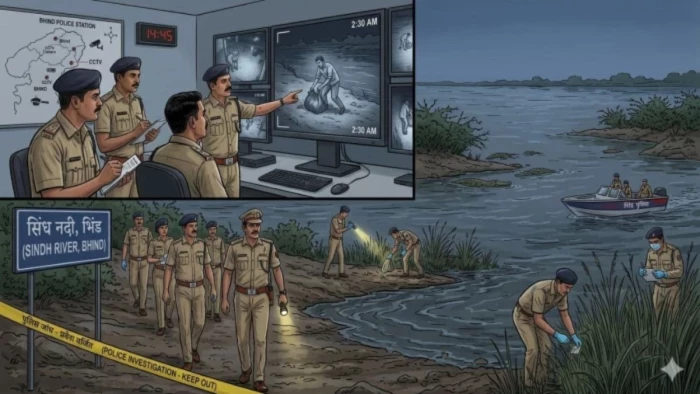 बार-बार बयान बदल रहा सौतेला पिता, रीक्रिएशन के लिए सिंध नदी लेकर पहुंची पुलिस, यही मिला था बच्ची का शव