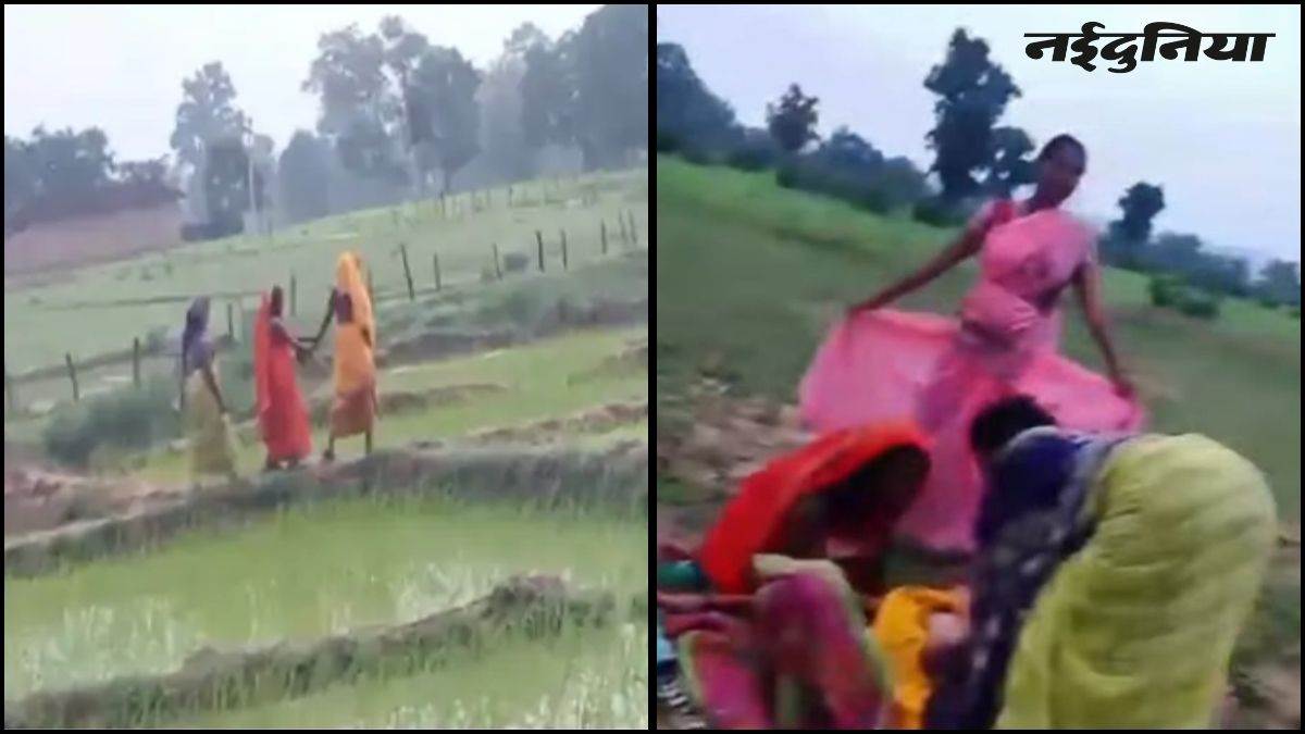 प्रसव पीड़ा से तड़प रही महिला ने खेत में दिया बच्चे को जन्म, रास्ता बंद होने से घर नहीं पहुंच सकी एंबुलेंस, साड़ी के घेरे में कराया प्रसव