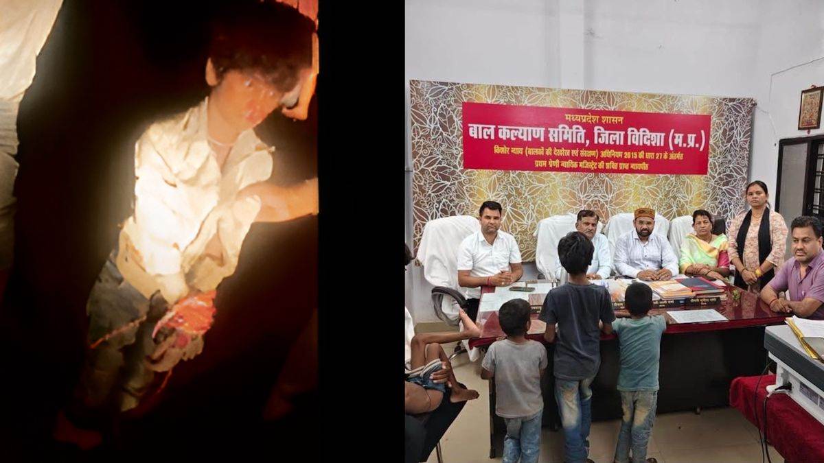 कलियुगी पिता की हैवानियत: नशे में 10 साल के मासूम के हाथ-पैर बांधकर मोटरसाइकिल से घसीटा, ग्रामीणों ने बचाई जान