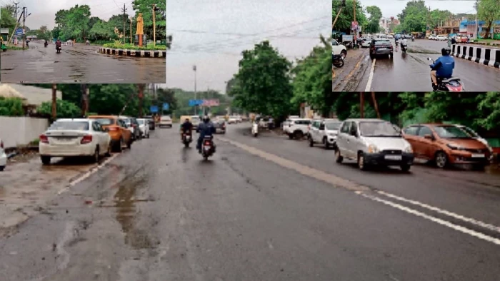 74 लाख खर्च, नहीं सुधरा भोपाल के व्यापम चौराहा से नूतन कॉलेज के बीच का ब्लैक स्पॉट