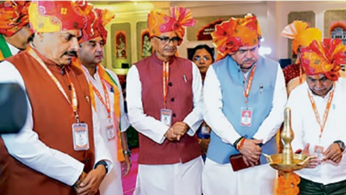 रामराजा के दरबार से भाजपा का चुनावी महामंथन... 2028-29 के रण के लिए बूथ मजबूत करने की रणनीति