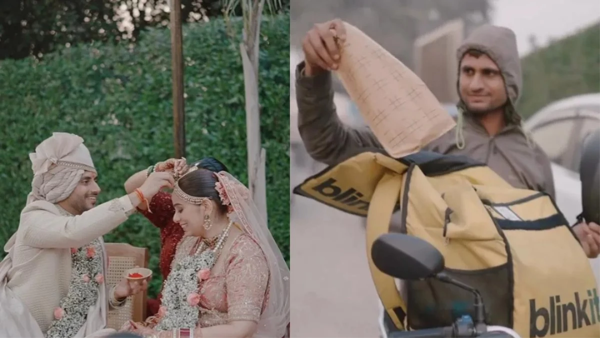 शादी के मंडप में जब दूल्हा भूल गया सिंदूर, तब Blinkit ने बचाई लाज, सोशल मीडिया पर वीडियो हुआ वायरल