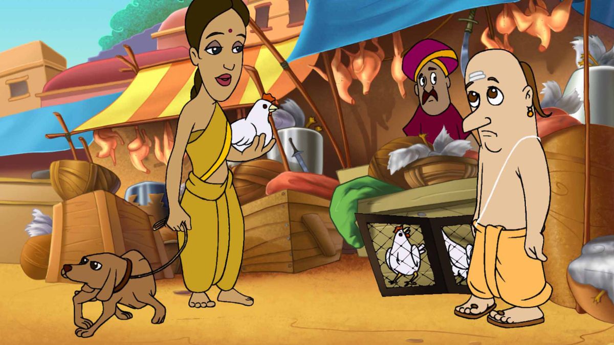 Tenali Rama Rani Tenali Rama Story: कपड़े रंगने की दुकान खोलकर तेनालीरामा ने नगर को ...