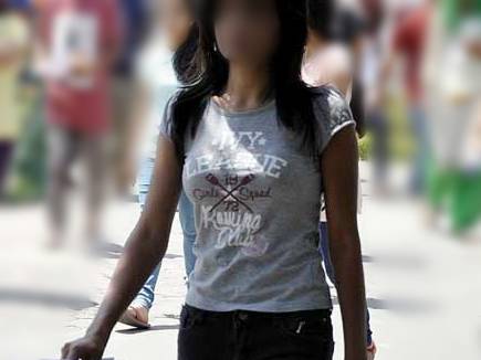 Molesting With Young Girl Near Police Checking Point