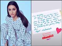 Shraddha Kapoor Kick starts shooting for Baaghi 3: टाइगर के साथ श्रद्धा कपूर ने शुरू की शूटिंग, शेयर किया हाथ से लिखा ये वेलकम नोट