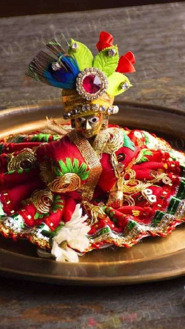 Buy Raj Fancy Dresses Shri Krishna Dress for Baby Boy & Girl, Janmashtmi  Dress with Diaper-friendly Dhoti & Dupatta, Mor Pankh Mukut Online at  desertcartINDIA